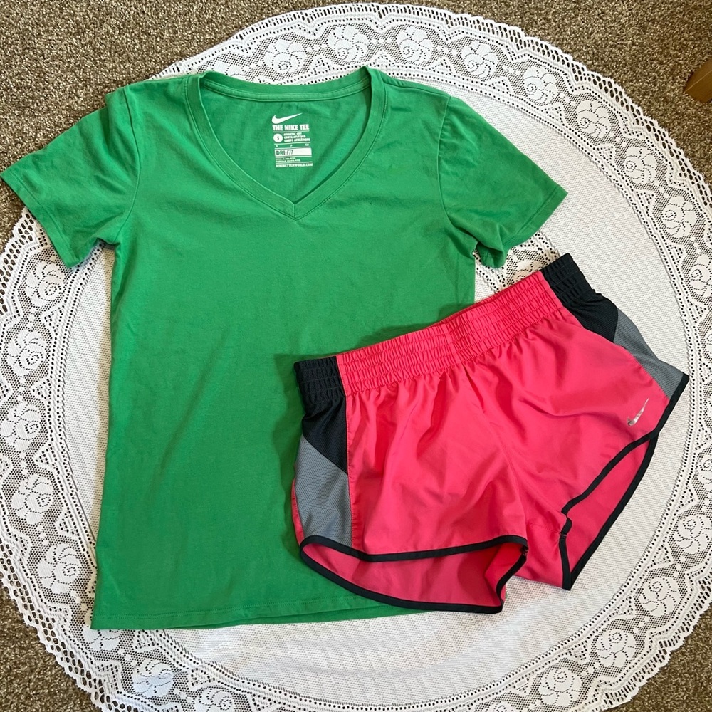 Nike tee & shorts set